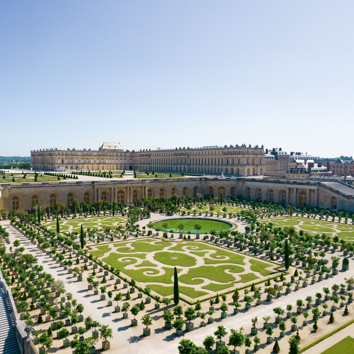 L'Orangerie vue du ciel par Thomas Garnier