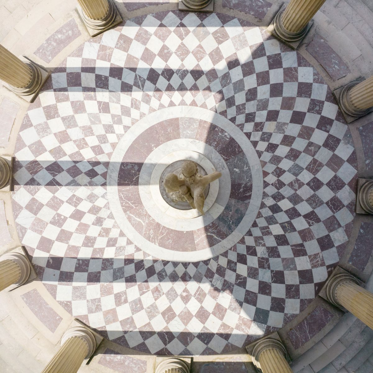 Le Temple de l'Amour intérieur vu du ciel par Thomas Garnier