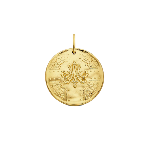 Médaille-M-A-vermeil-face