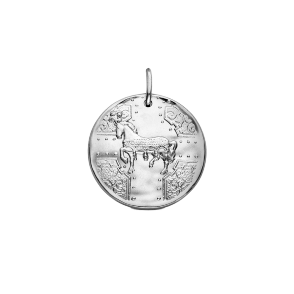 Médaille-cheval-argent-face