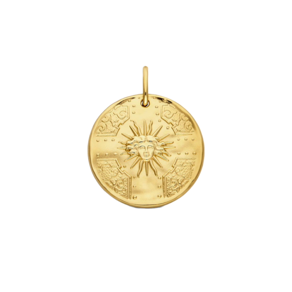 Médaille-roi-soleil-vermeil-face