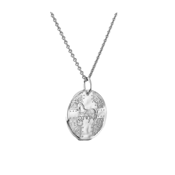 Médaille-cheval-argent