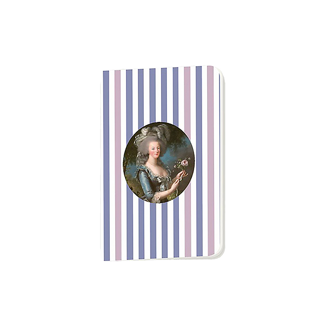 carnet portrait reine marie antoinette rose