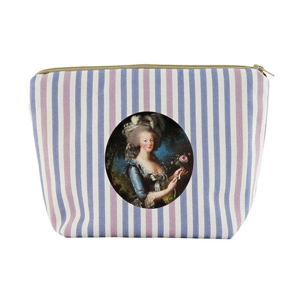 pochette portrait reine marie antoinette rose