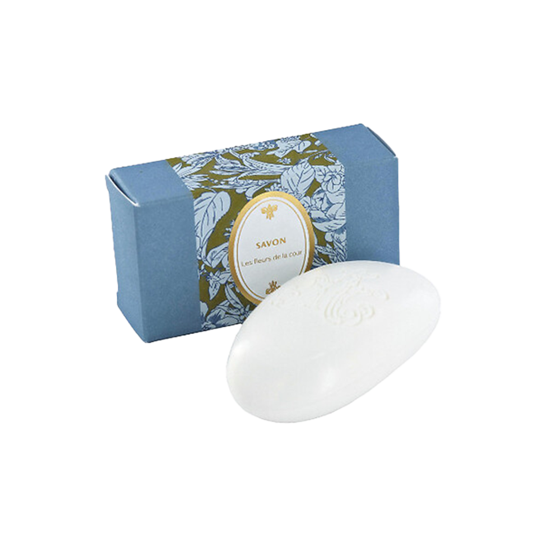 savon florale fleurs de la cour